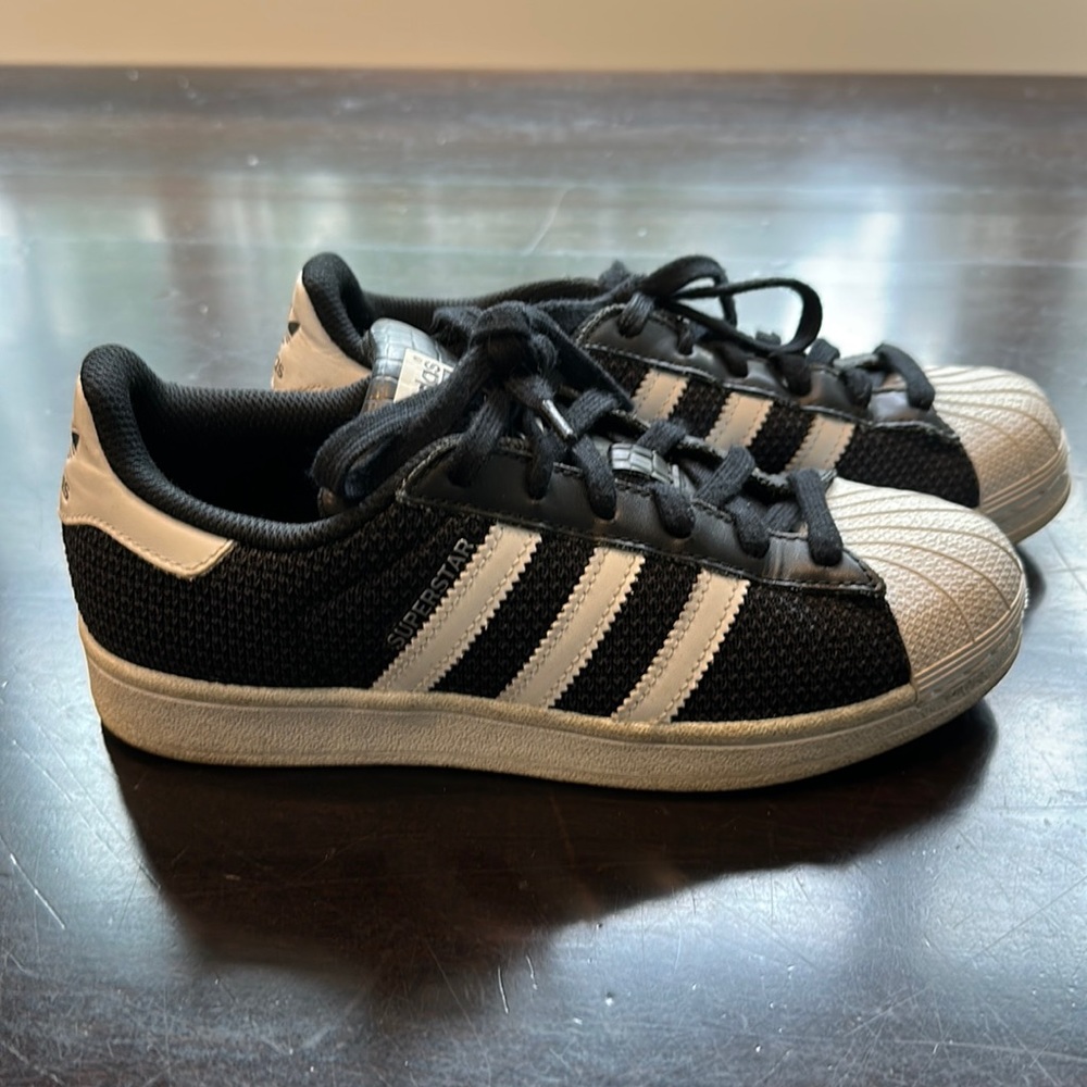 Adidas Superstar sneakers black with white